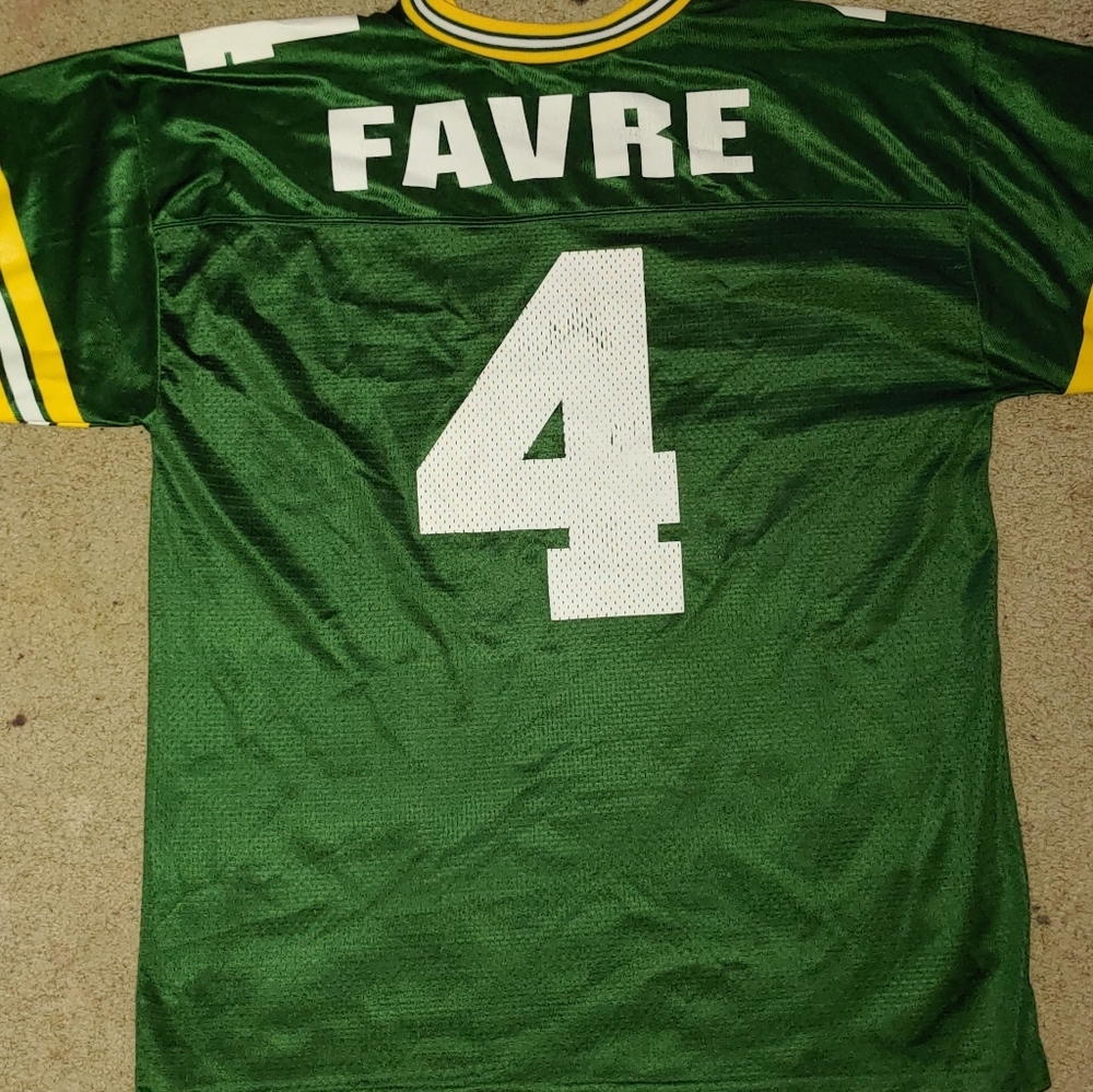 Logo athletic Green Bay Packers Brett Favre jersey